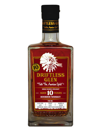 Driftless Glen Single Barrel Straight Bourbon 10 year 750ml
