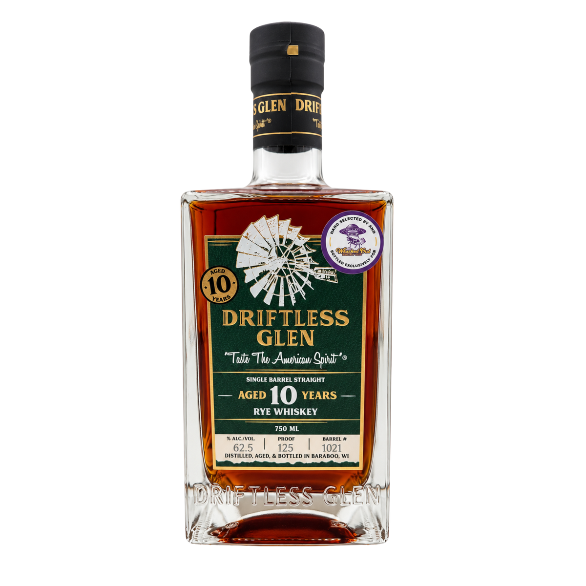 Driftless Glen 10 Year Rye "Bare Knuckle Boxing", Whacked Out Whiskey Club Pick