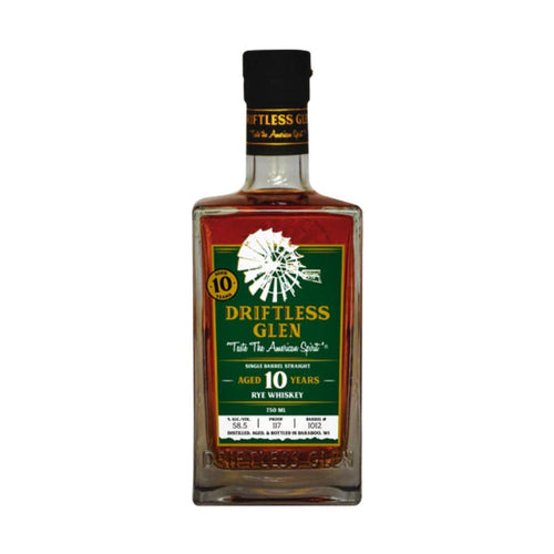 Driftless Glen Single Barrel Straight Rye 10 year 750ml