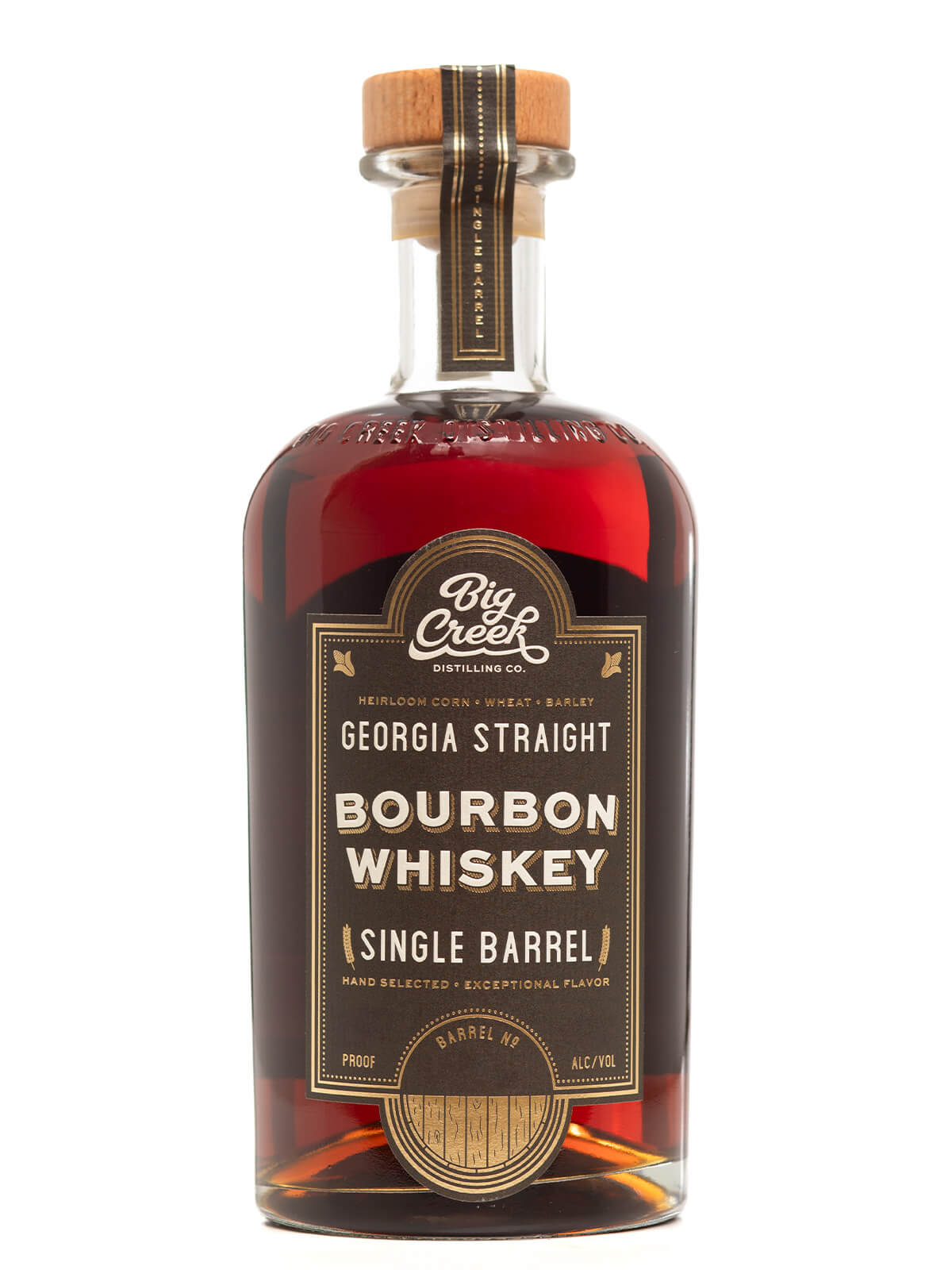 Big Creek Single Barrel Georgia Straight Bourbon Whiskey