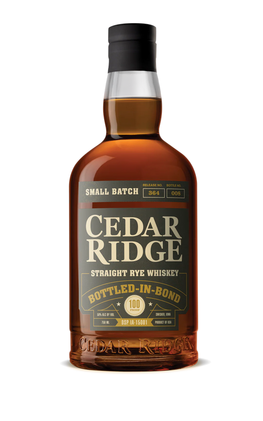 Cedar Ridge Bottled in Bond Rye 750ml