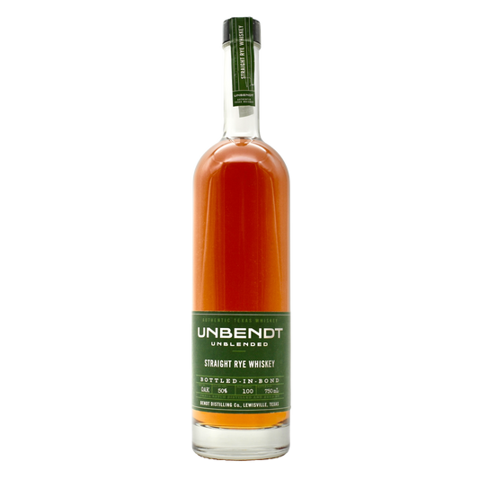 Unbendt Straight Rye Bottled in Bond 750ml