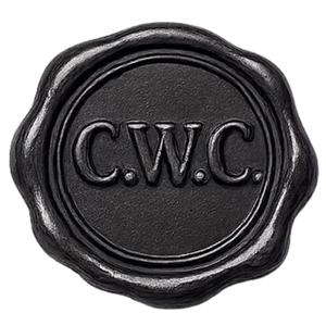 Black wax seal