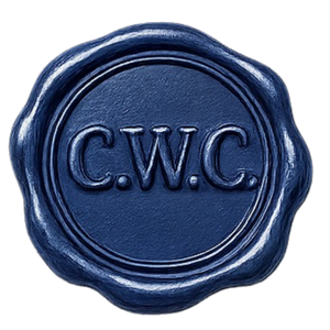 Blue wax seal