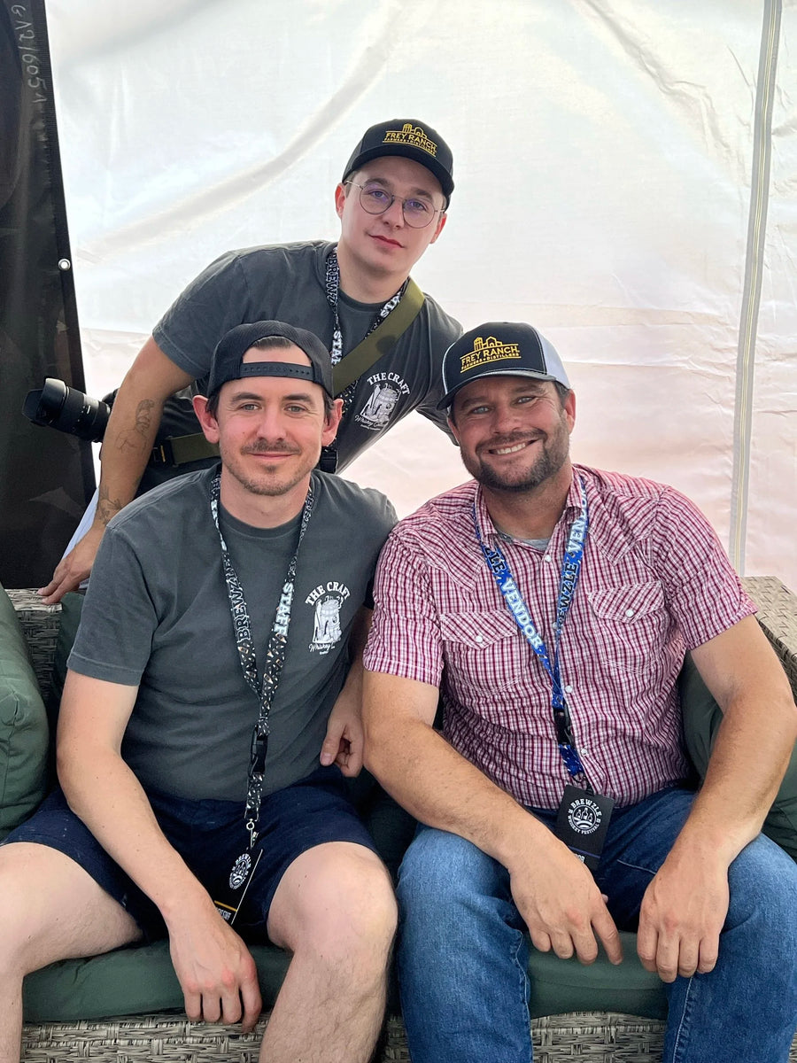 With the Frey Ranch team at Brewzle Whiskey Festival