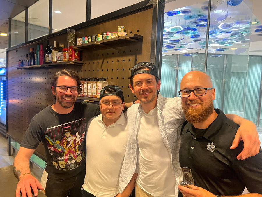 The crew at the Cedar Ridge blending night